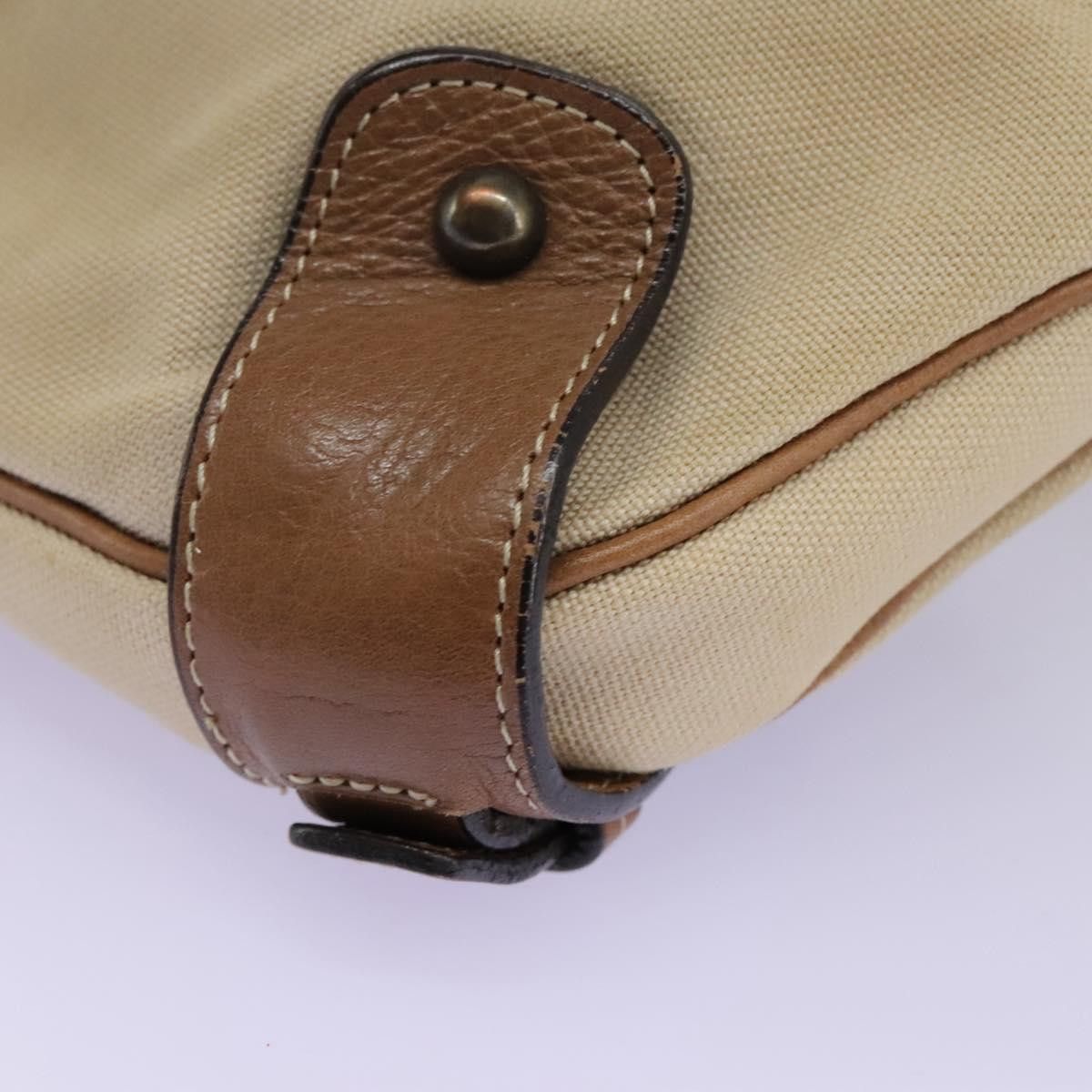 Burberry Beige Canvas Shoulder Bag (Pre-Owned) Size ONE SIZE - 9 Thumbnail