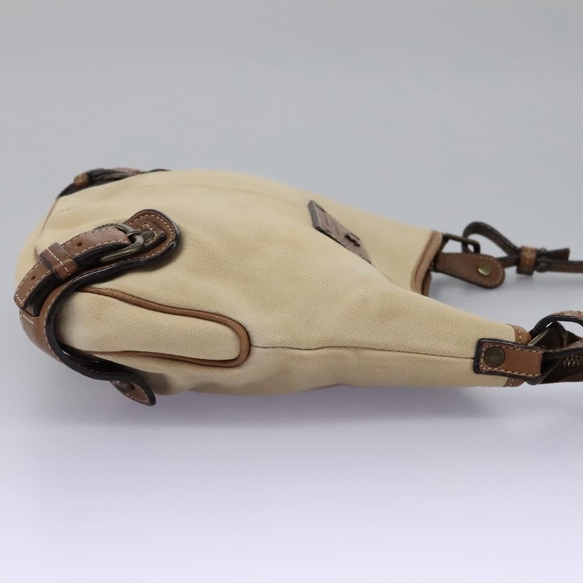 Burberry Beige Canvas Shoulder Bag (Pre-Owned) Size ONE SIZE - 4 Thumbnail