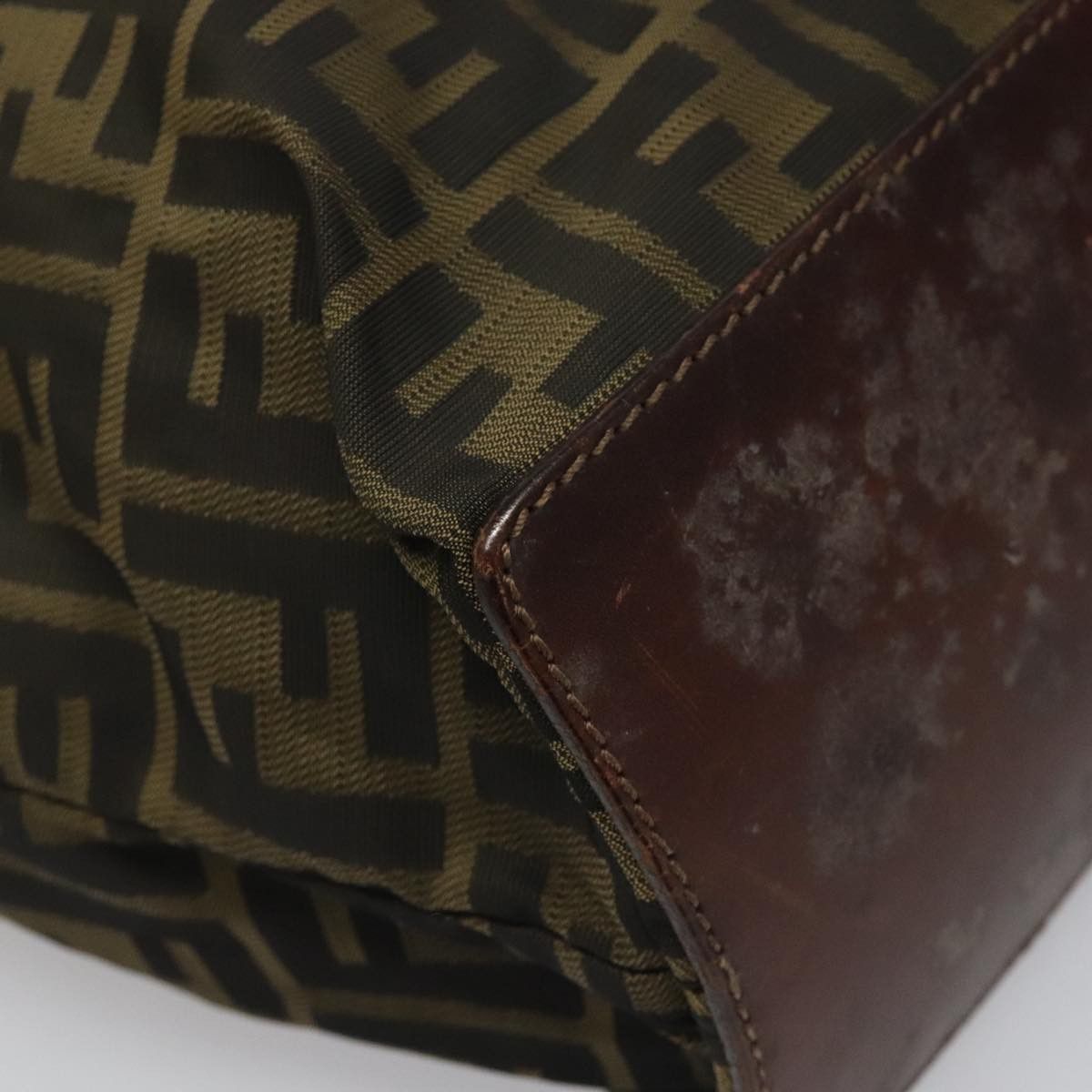 Fendi Zucca Brown Canvas Tote Bag (Pre-Owned) Size ONE SIZE - 8 Thumbnail