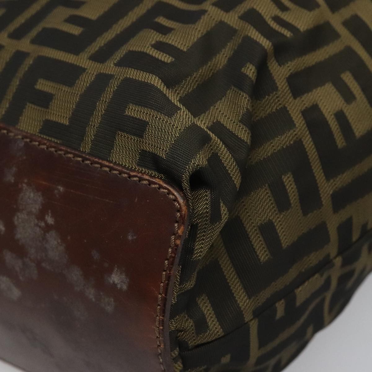 Fendi Zucca Brown Canvas Tote Bag (Pre-Owned) Size ONE SIZE - 7 Thumbnail