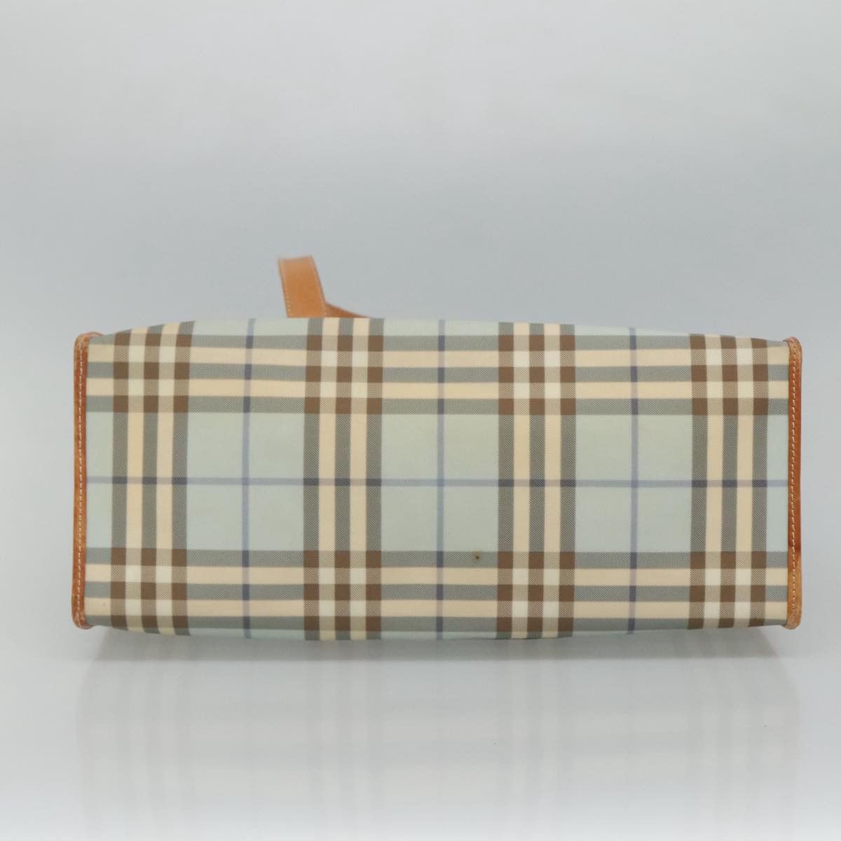 Burberry Nova Check Blue Canvas Tote Bag (Pre-Owned) Size ONE SIZE - 17 Thumbnail