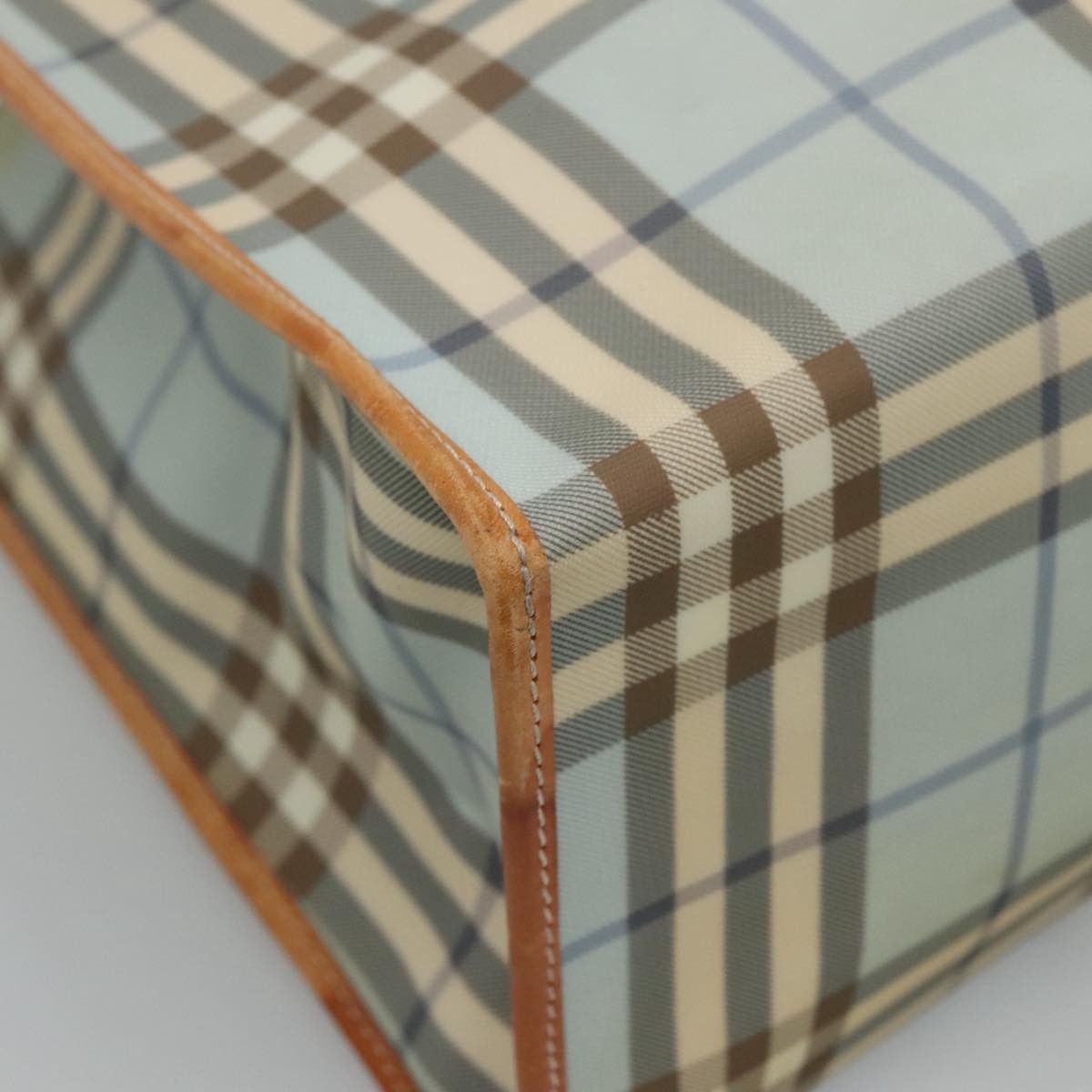 Burberry Nova Check Blue Canvas Tote Bag (Pre-Owned) Size ONE SIZE - 8 Thumbnail
