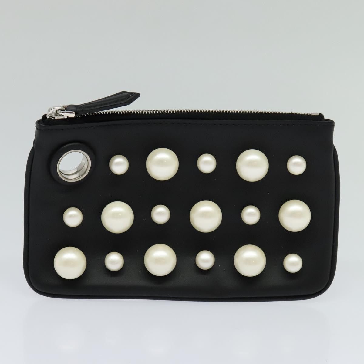 Fendi Black Leather Clutch Bag (Pre-Owned) Size ONE SIZE - 12 Thumbnail