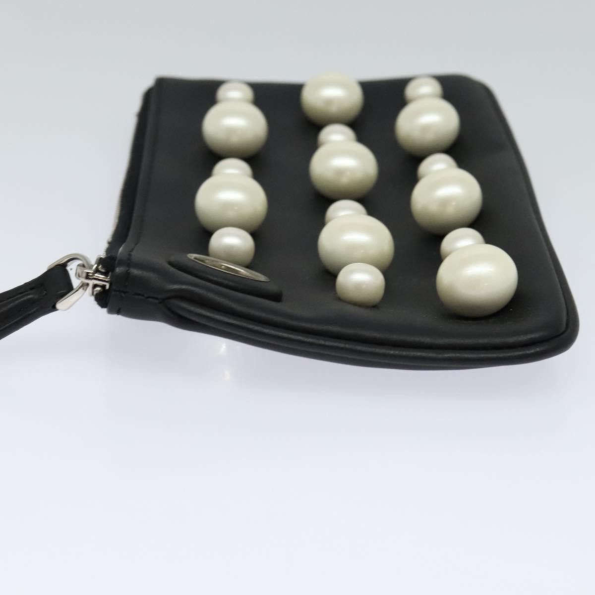 Fendi Black Leather Clutch Bag (Pre-Owned) Size ONE SIZE - 3 Thumbnail