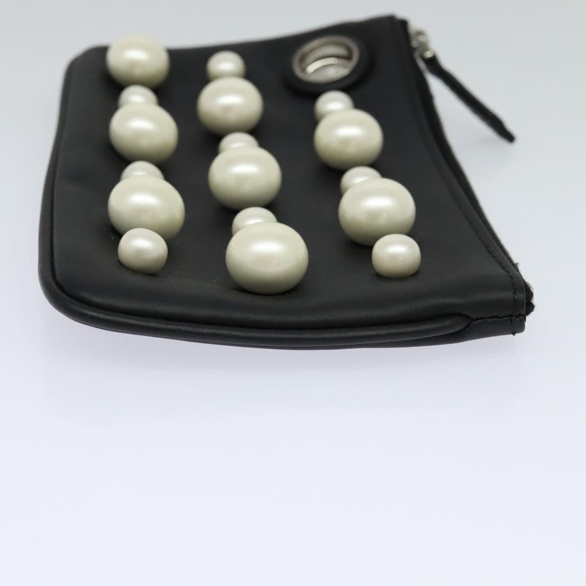 Fendi Black Leather Clutch Bag (Pre-Owned) Size ONE SIZE - 4 Thumbnail