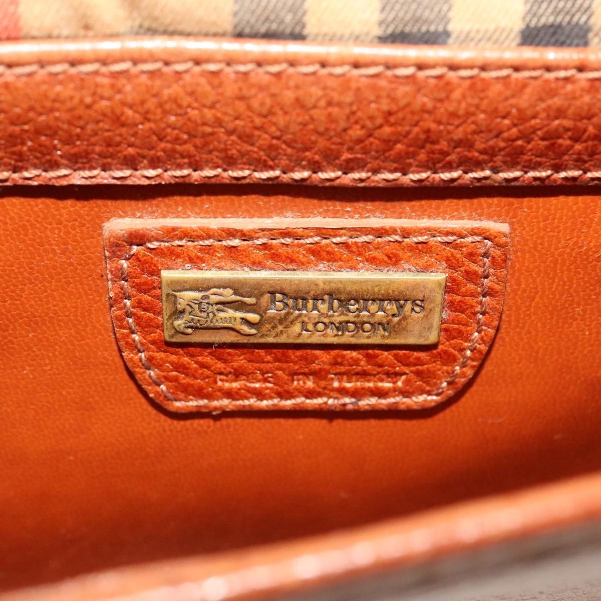 Burberry Brown Leather Clutch Bag (Pre-Owned) Size ONE SIZE - 10 Thumbnail