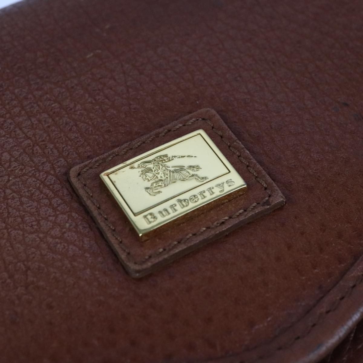 Burberry Brown Leather Clutch Bag (Pre-Owned) Size ONE SIZE - 15 Thumbnail