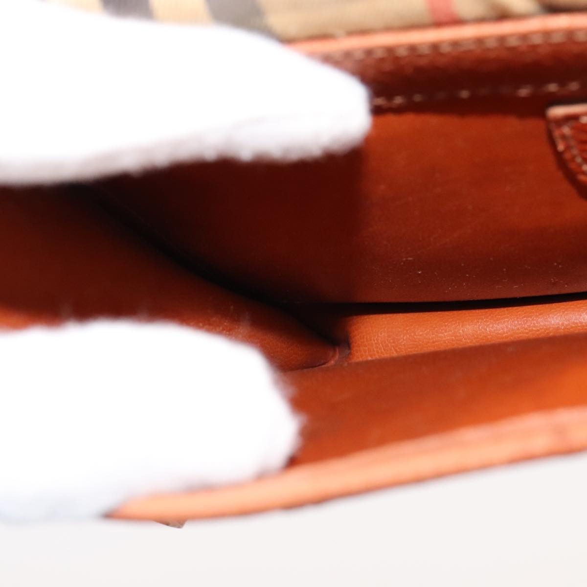 Burberry Brown Leather Clutch Bag (Pre-Owned) Size ONE SIZE - 18 Thumbnail