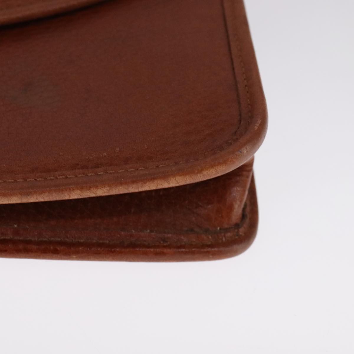 Burberry Brown Leather Clutch Bag (Pre-Owned) Size ONE SIZE - 6 Thumbnail