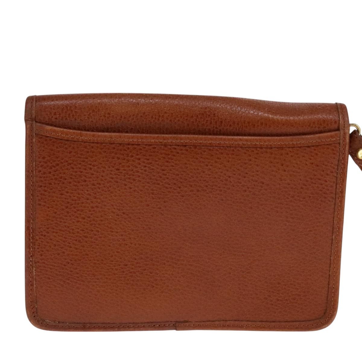 Burberry Brown Leather Clutch Bag (Pre-Owned) Size ONE SIZE - 2 Thumbnail