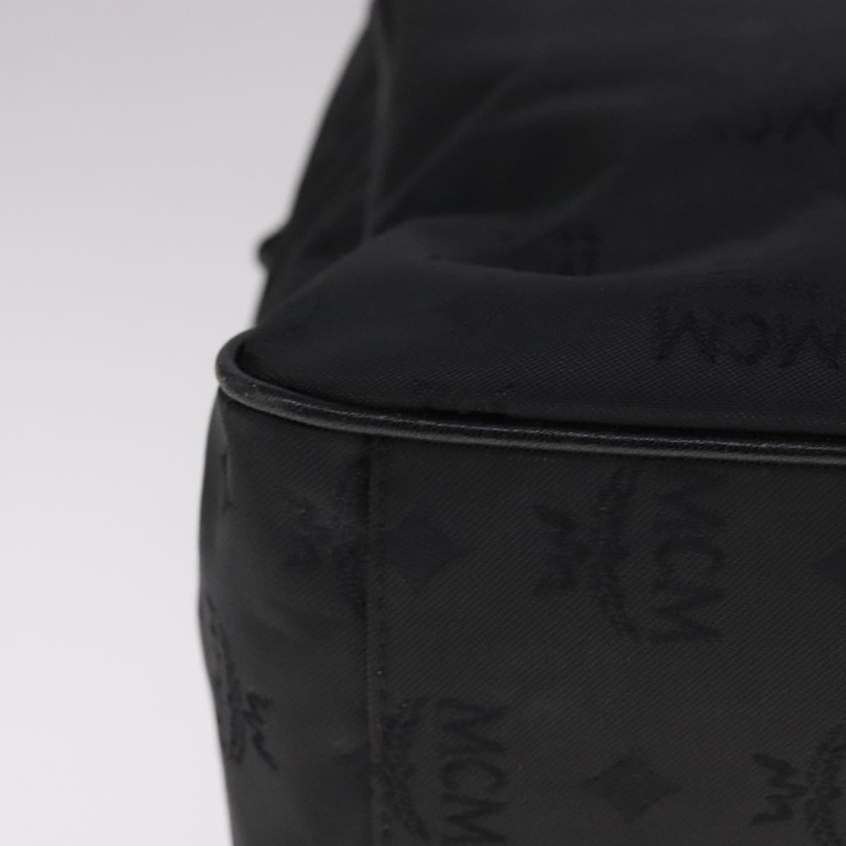 MCM Visetos Black Synthetic Shoulder Bag (Pre-Owned) Size ONE SIZE - 7 Thumbnail