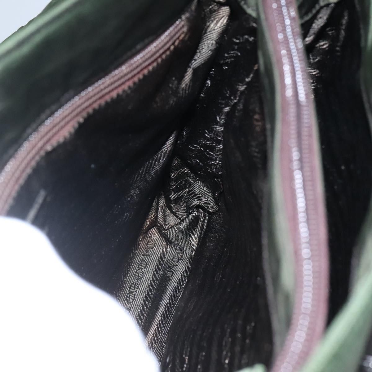 Prada Re-Nylon Khaki Synthetic Handbag (Pre-Owned) Size ONE SIZE - 20 Thumbnail