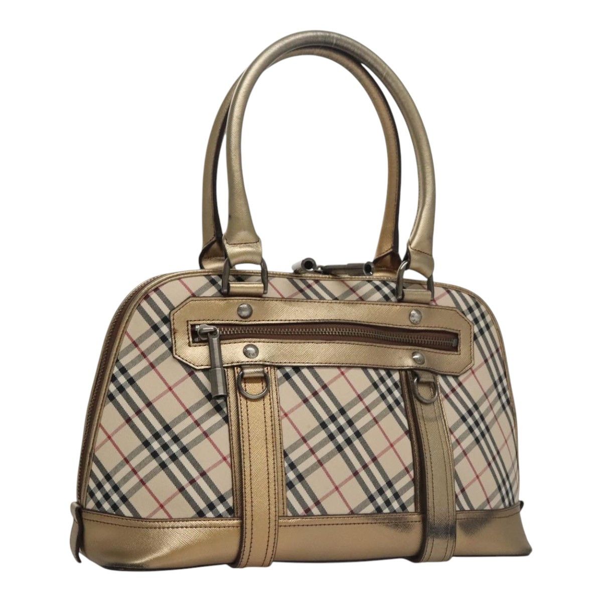 Burberry Nova Check Beige Canvas Handbag (Pre-Owned) Size ONE SIZE - 17 Thumbnail