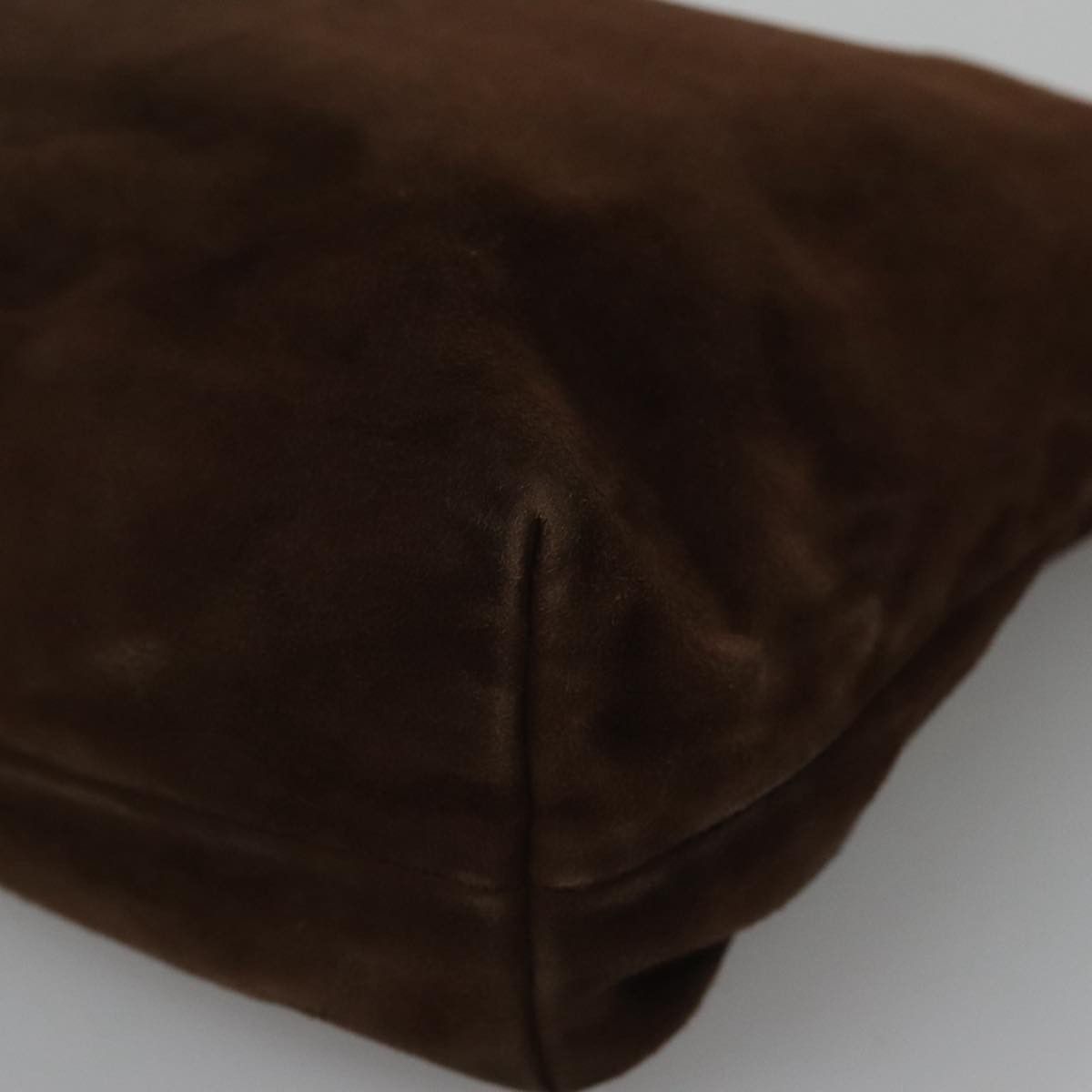 Prada Brown Suede Shoulder Bag (Pre-Owned) Size ONE SIZE - 8 Thumbnail