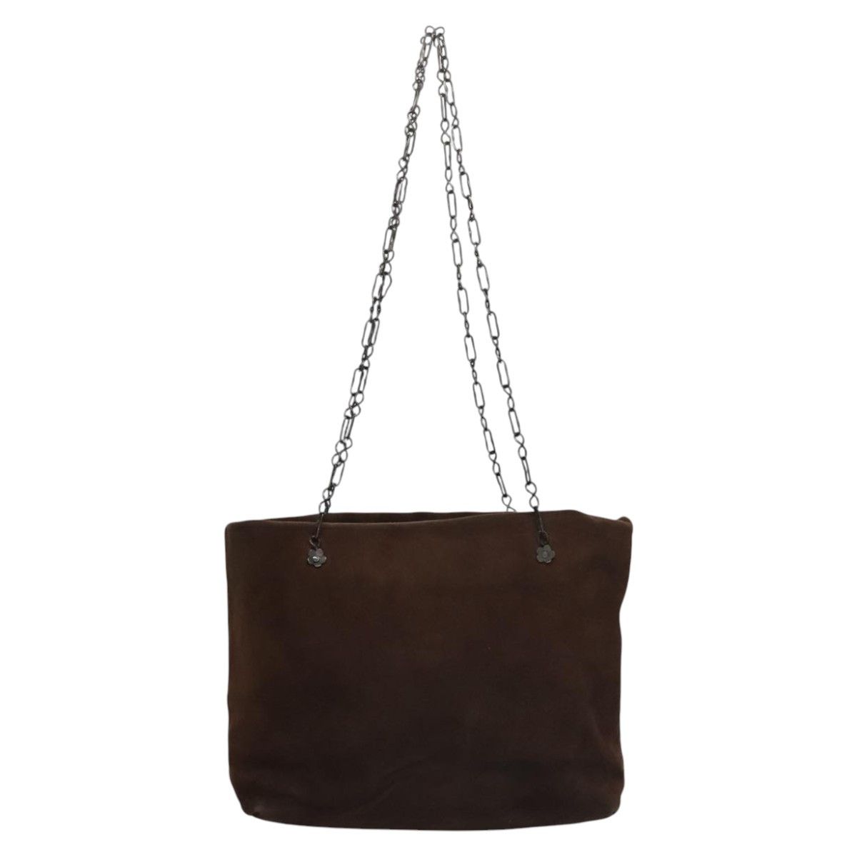 Prada Brown Suede Shoulder Bag (Pre-Owned) Size ONE SIZE - 2 Thumbnail