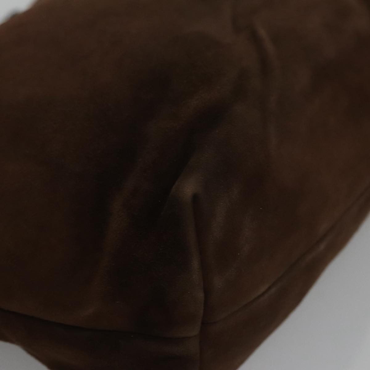 Prada Brown Suede Shoulder Bag (Pre-Owned) Size ONE SIZE - 7 Thumbnail