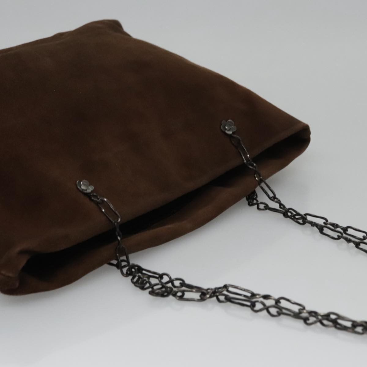 Prada Brown Suede Shoulder Bag (Pre-Owned) Size ONE SIZE - 17 Thumbnail