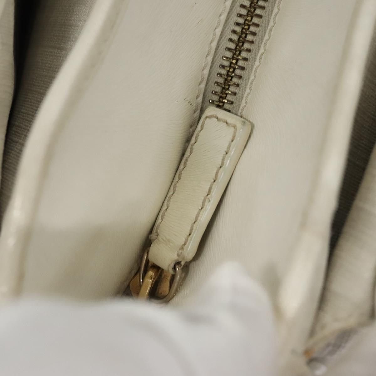 Fendi Zucca White Canvas Handbag (Pre-Owned) Size ONE SIZE - 12 Thumbnail