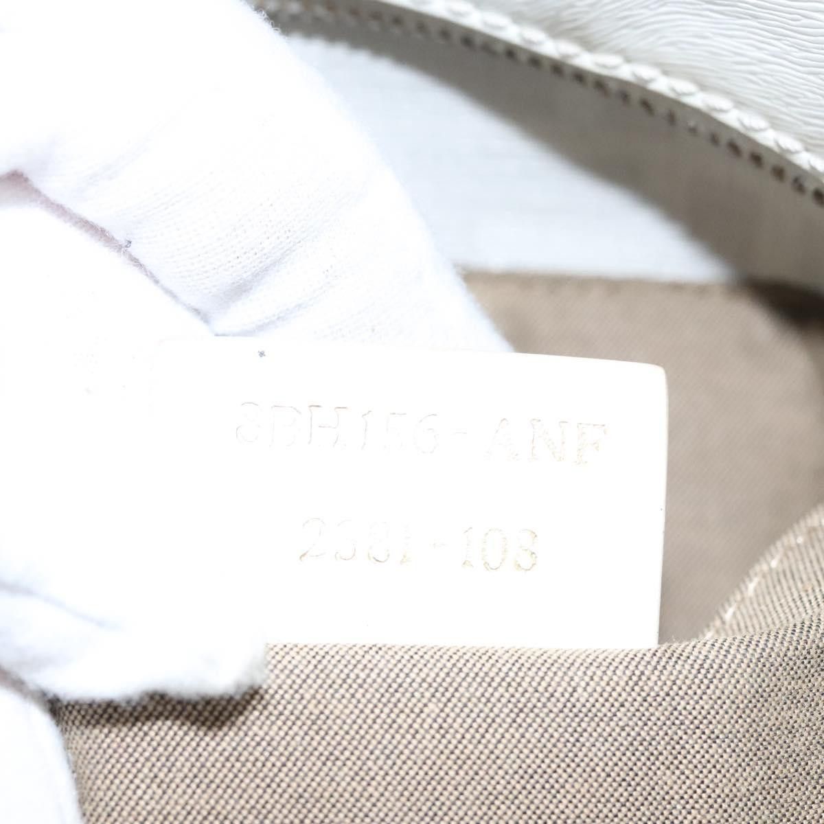 Fendi Zucca White Canvas Handbag (Pre-Owned) Size ONE SIZE - 15 Thumbnail