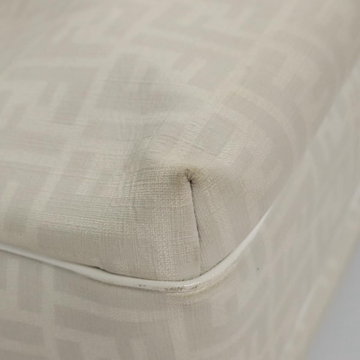 Fendi Zucca White Canvas Handbag (Pre-Owned) Size ONE SIZE - 7 Thumbnail