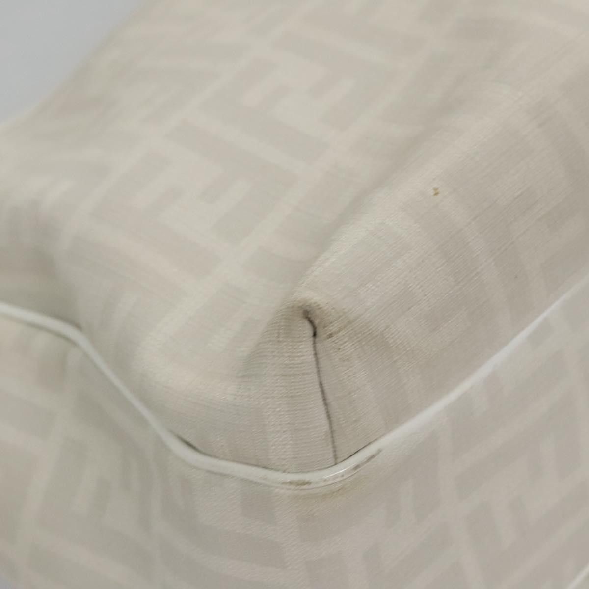 Fendi Zucca White Canvas Handbag (Pre-Owned) Size ONE SIZE - 9 Thumbnail
