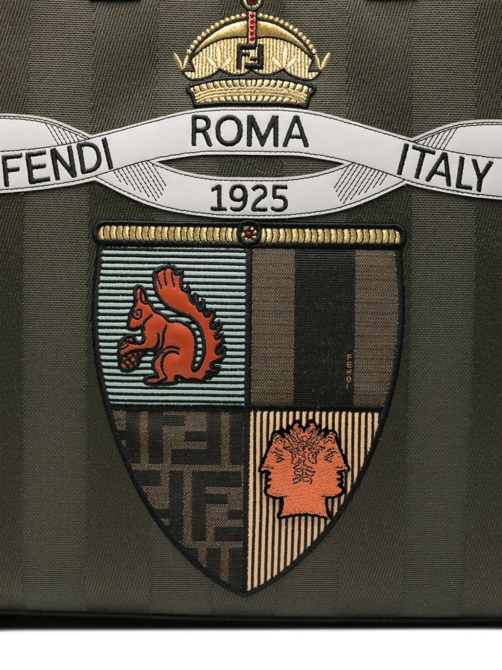 Fendi FENDI CLUB PEQUIN CANVAS SHOPPER BAG Size ONE SIZE - 4 Thumbnail