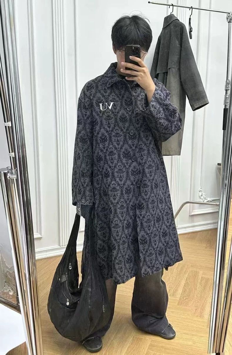 Undercover UNDERCOVER Dark Floral Long Coat Size US M / EU 48-50 / 2 - 8 Thumbnail