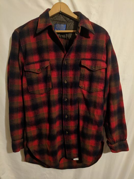 Vintage Vintage Pendleton Wool Button Up Flannel Grailed