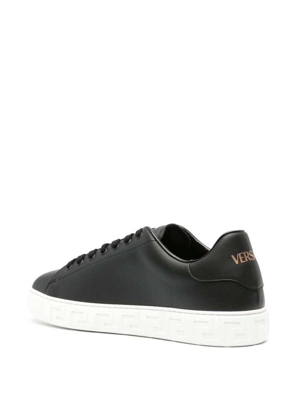 Versace GRECA LEATHER SNEAKERS Size US 7 / EU 40 - 3 Thumbnail