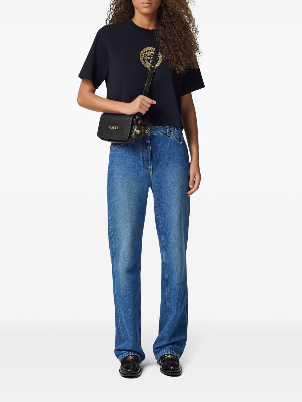 Versace VERSACE TAG LEATHER MINI BAG Size ONE SIZE - 3 Thumbnail