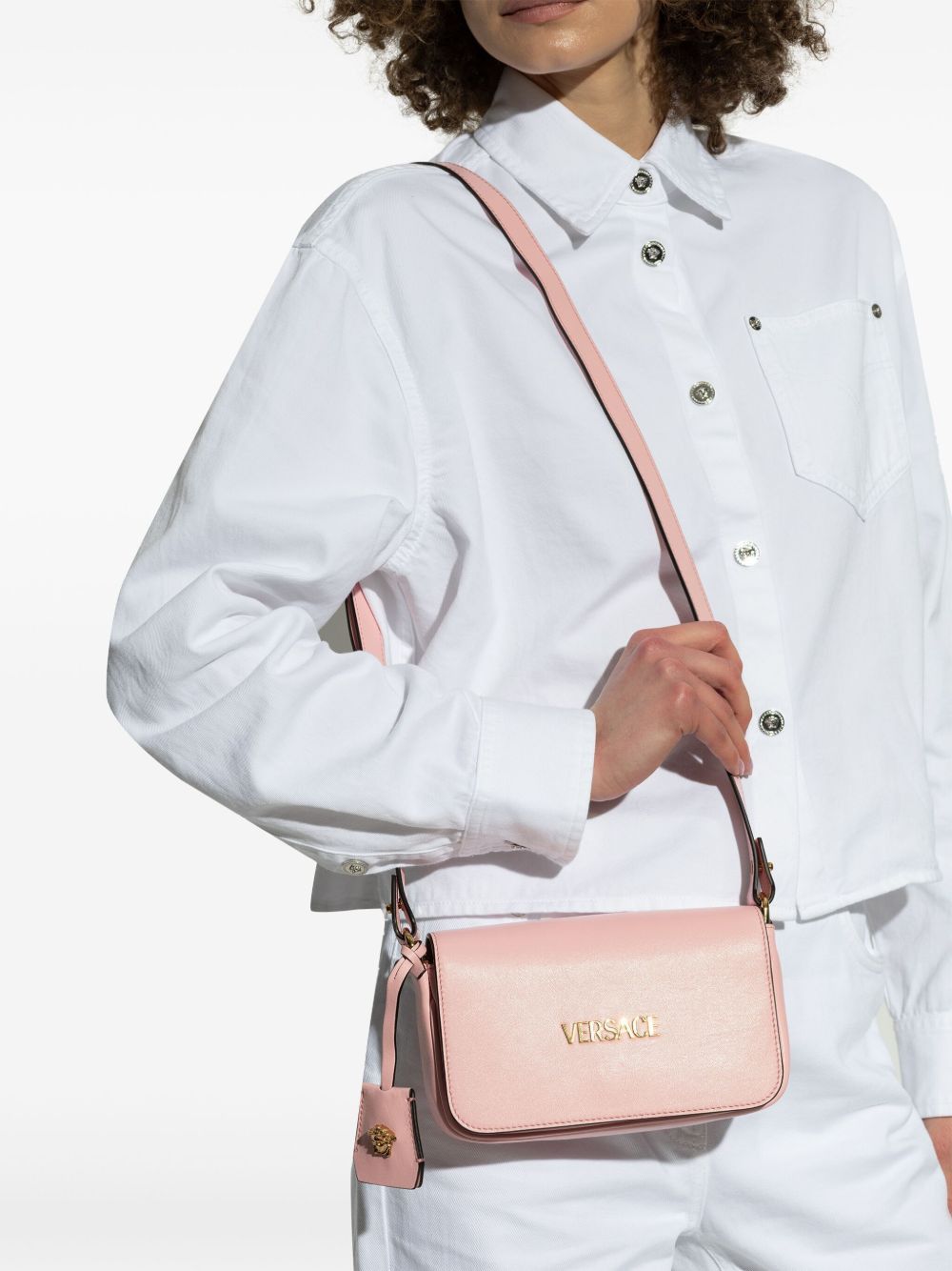 Versace VERSACE TAG LEATHER MINI BAG Size ONE SIZE - 3 Thumbnail