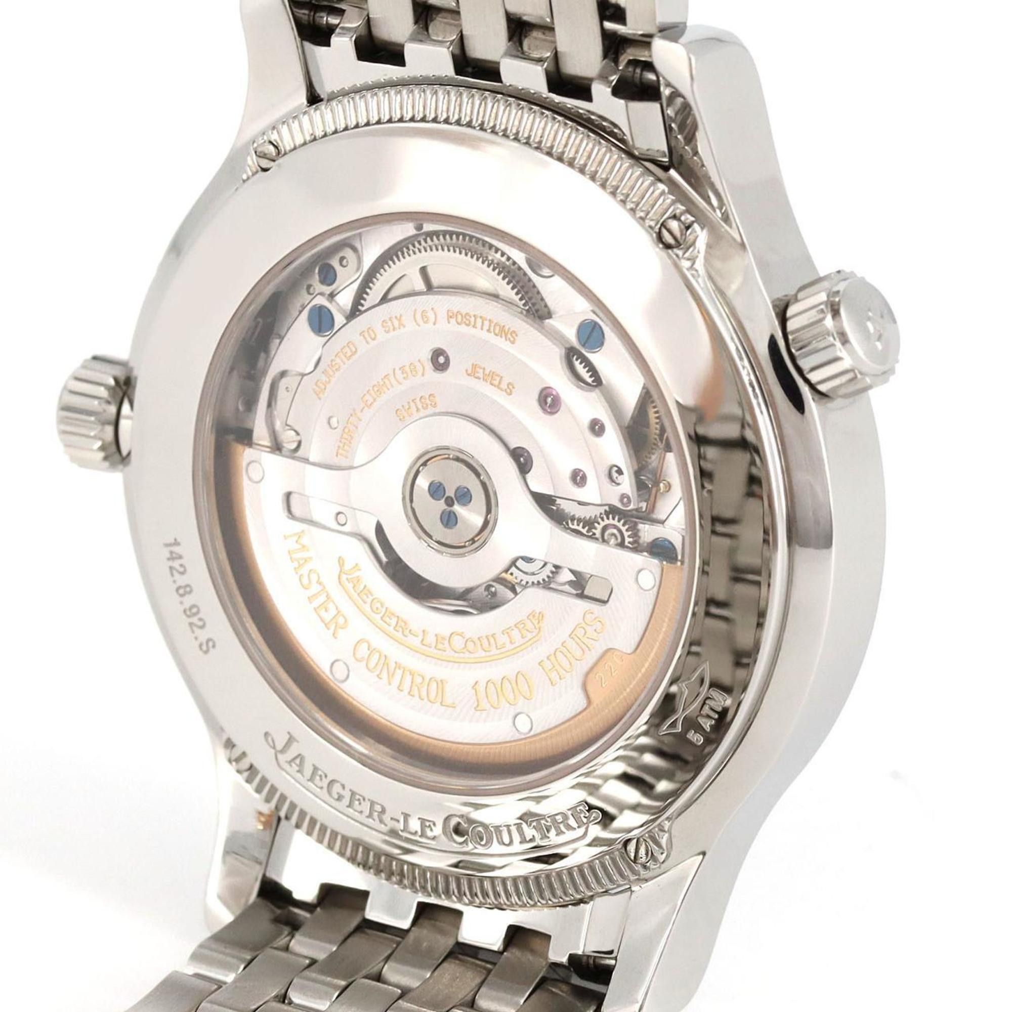 Jaeger Le-Coultre Jaeger-LeCoultre Master Geographic 142.8.92.S Q1428170 SS Wristwatch Automatic Size ONE SIZE - 6 Thumbnail
