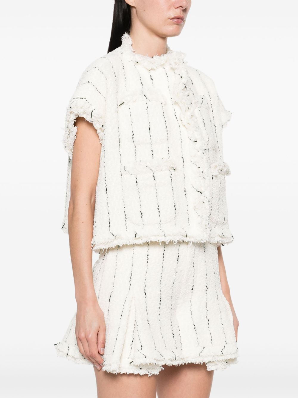 Sacai TWEED VEST Size XL / US 12-14 / IT 48-50 - 3 Thumbnail