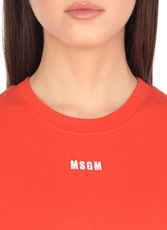 MSGM MSGM Women Mid Skirts 3841MDA74 25700217 Orange Size S / US 4 / IT 40 - 5 Thumbnail