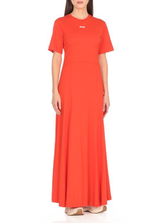 MSGM MSGM Women Mid Skirts 3841MDA74 25700217 Orange Size S / US 4 / IT 40 - 3 Thumbnail