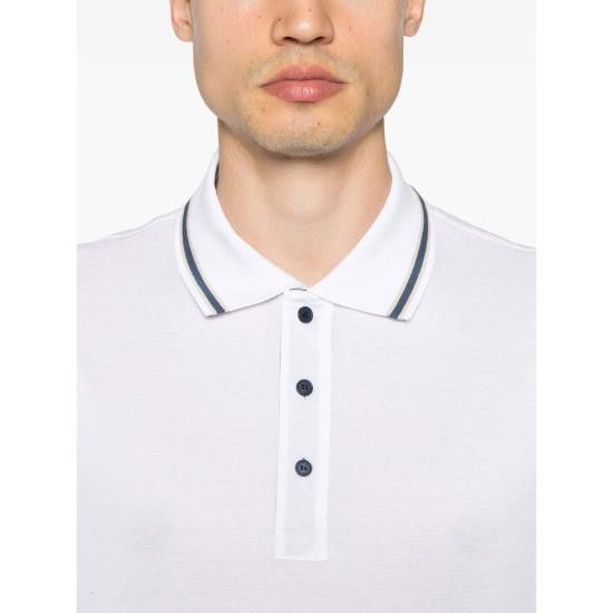 Paul & Shark PAUL & SHARK Men Polo Shirts 25411203 010 WHITE Size US L / EU 52-54 / 3 - 3 Thumbnail