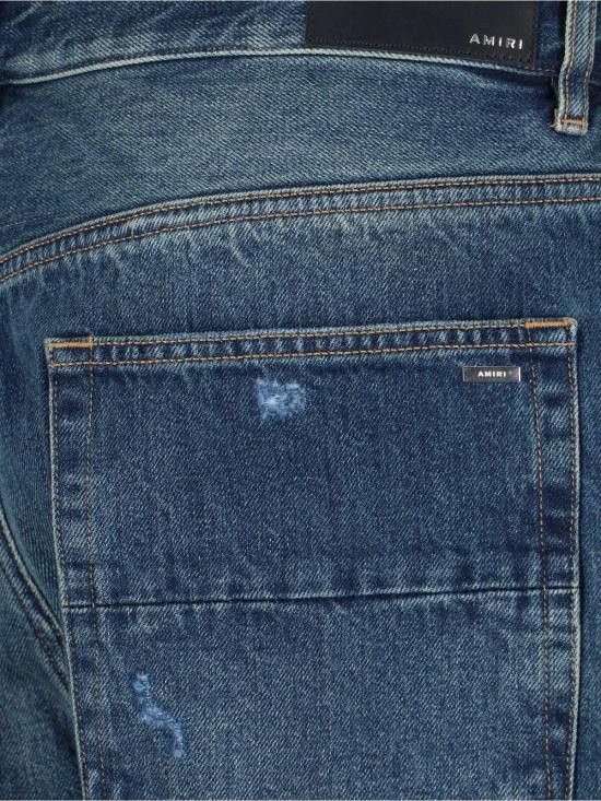 Amiri AMIRI Men Denim Pants AMDNGH1038 DARK INDIGO Blue Size US 30 / EU 46 - 4 Thumbnail