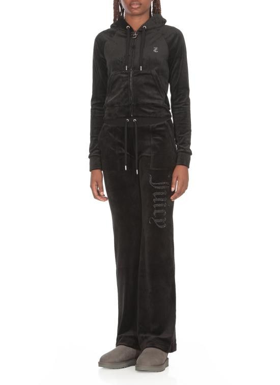 Juicy Couture JUICY COUTURE Women Hoodies VIJH70194WPF J00 Black Size XS / US 0-2 / IT 36-38 - 3 Thumbnail