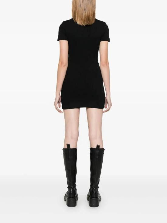 GCDS GCDS Women Mid Skirts A2OW1005JA2 99 Black Size L / US 10 / IT 46 - 4 Thumbnail