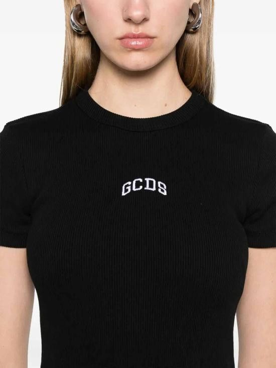 GCDS GCDS Women Mid Skirts A2OW1005JA2 99 Black Size M / US 6-8 / IT 42-44 - 3 Thumbnail