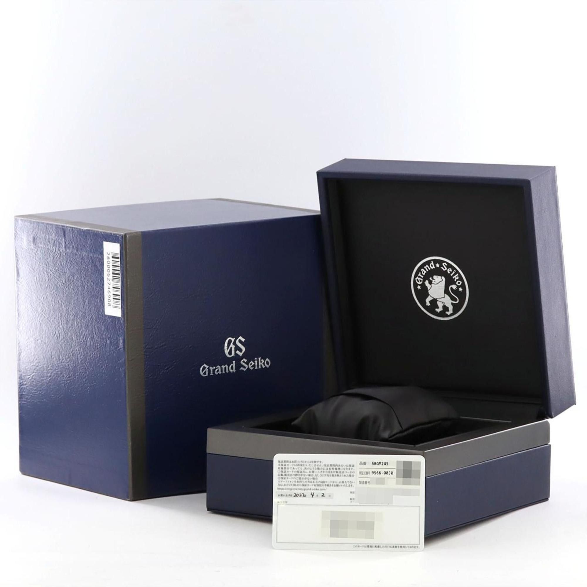 Other Seiko Grand Sports Collection GMT 9S66-00J0 SBGM245 SS Wristwatch Automatic Size ONE SIZE - 8 Thumbnail