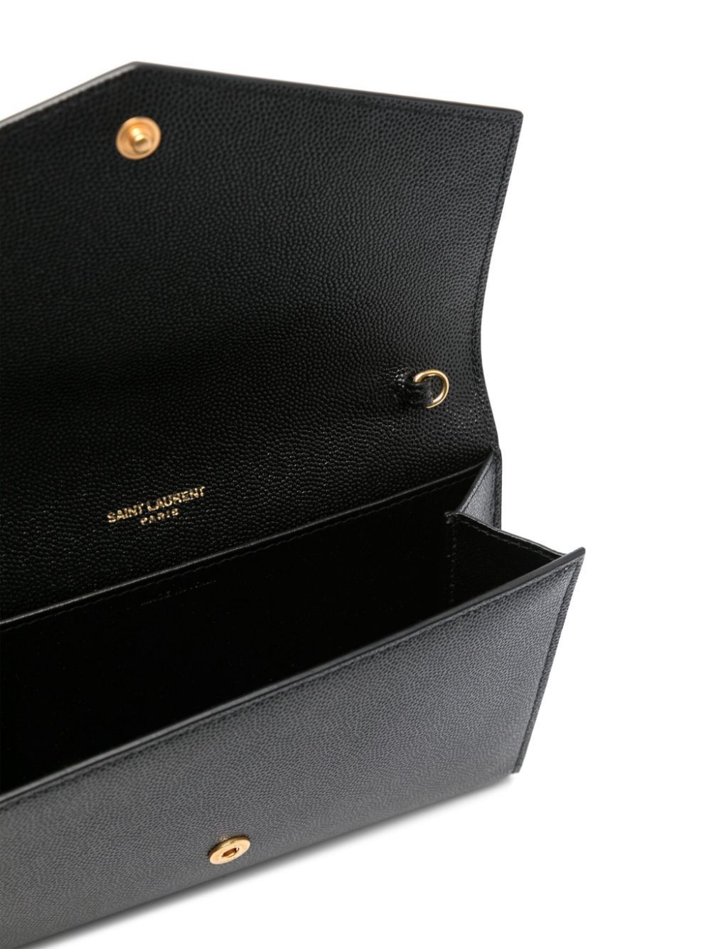 Saint Laurent Paris UPTOWN LEATHER WALLET ON CHAIN Size ONE SIZE - 2 Thumbnail