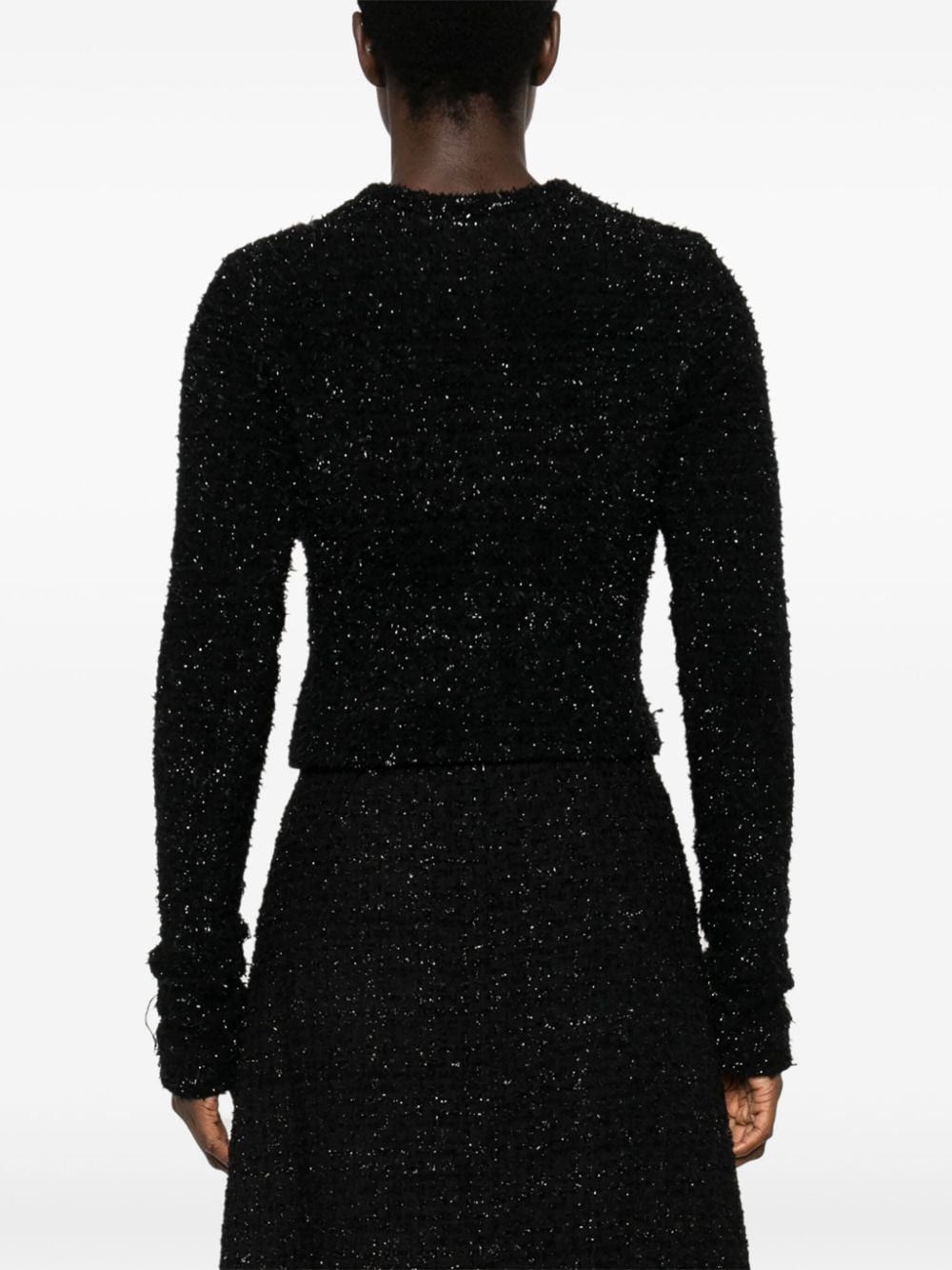 Balenciaga BOUCLÉ CROPPED JACKET Size M / US 6-8 / IT 42-44 - 5 Thumbnail