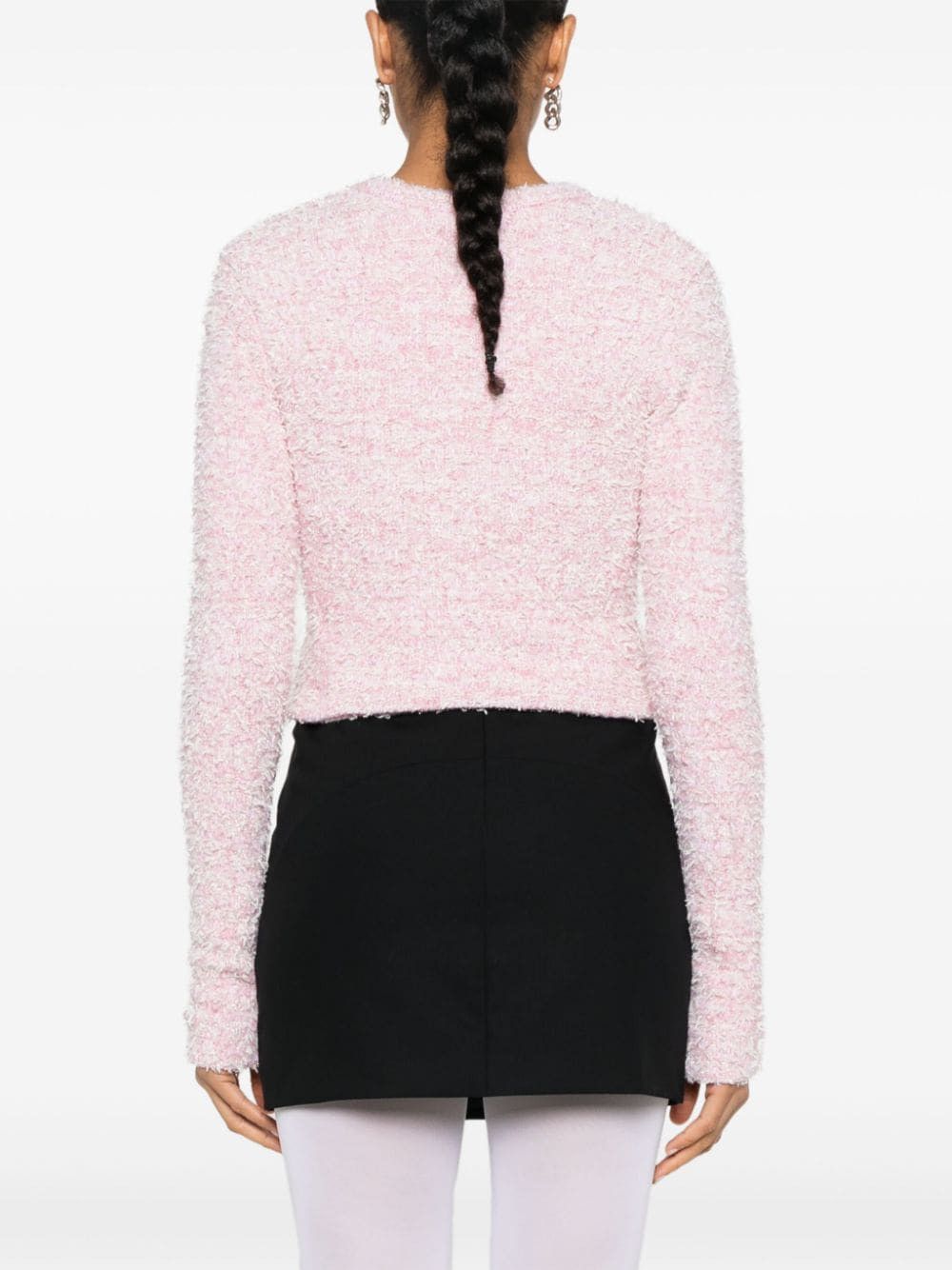 Balenciaga BOUCLÉ CROPPED JACKET Size M / US 6-8 / IT 42-44 - 5 Thumbnail