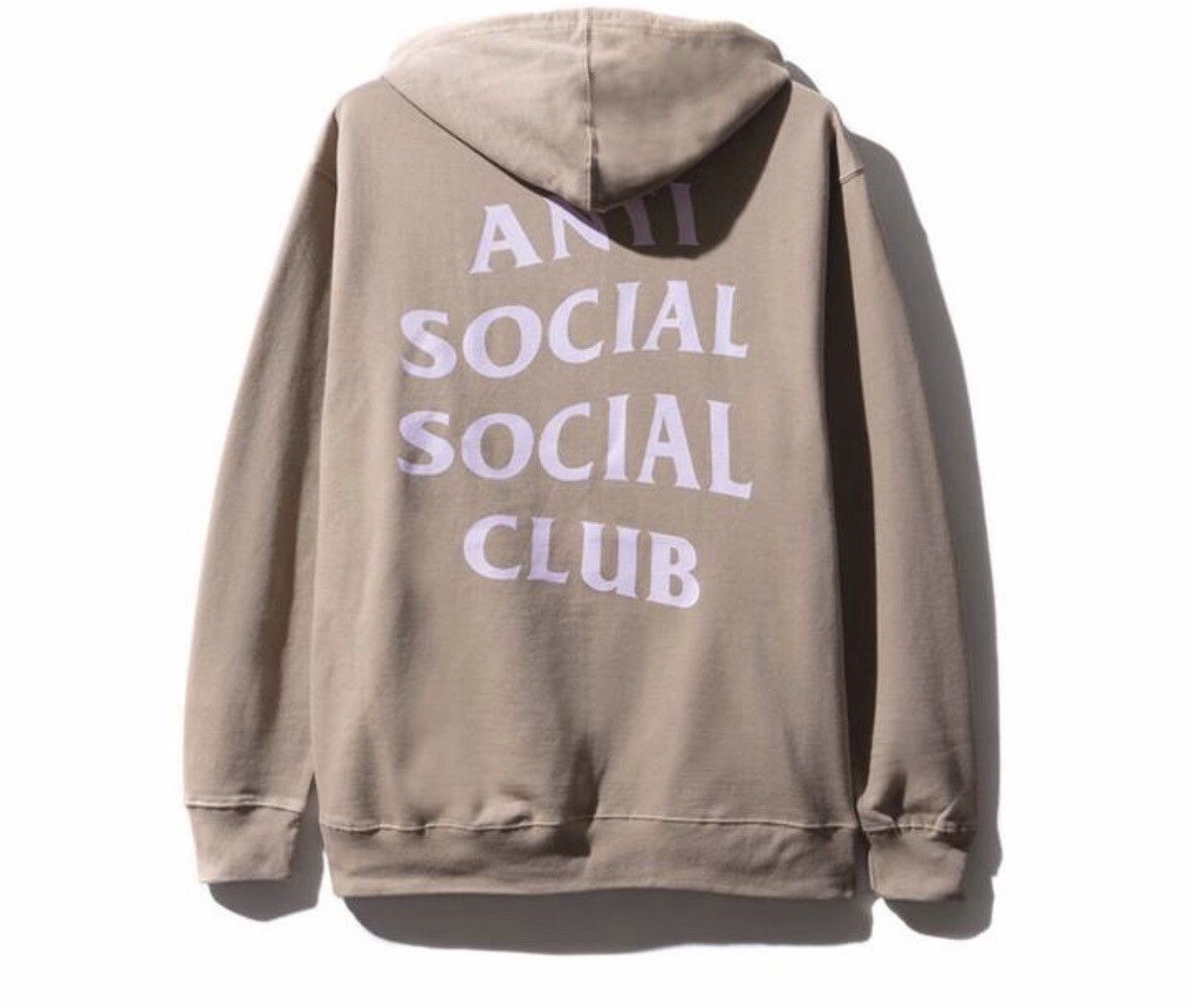 Anti Social Social Club Assc Tan Doubts Hoodie Grailed