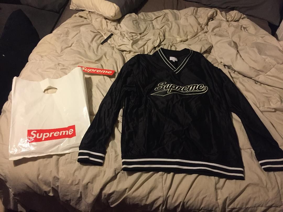 Supreme supreme baseball warm up top | Grailed