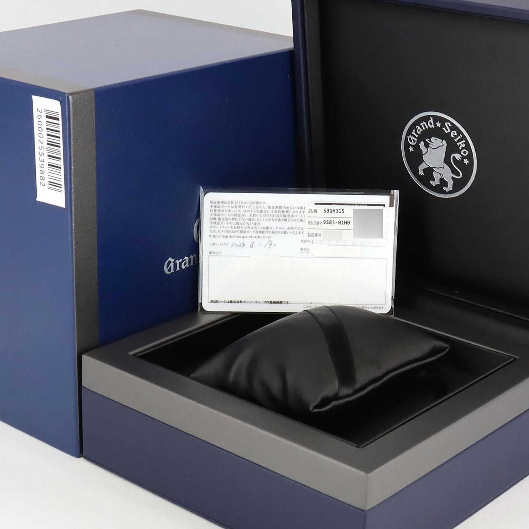 Other Seiko Grand Heritage Collection GINZA LIMITED 9S85-01H0 SBGH315 SS Wristwatch Automatic Size ONE SIZE - 7 Thumbnail