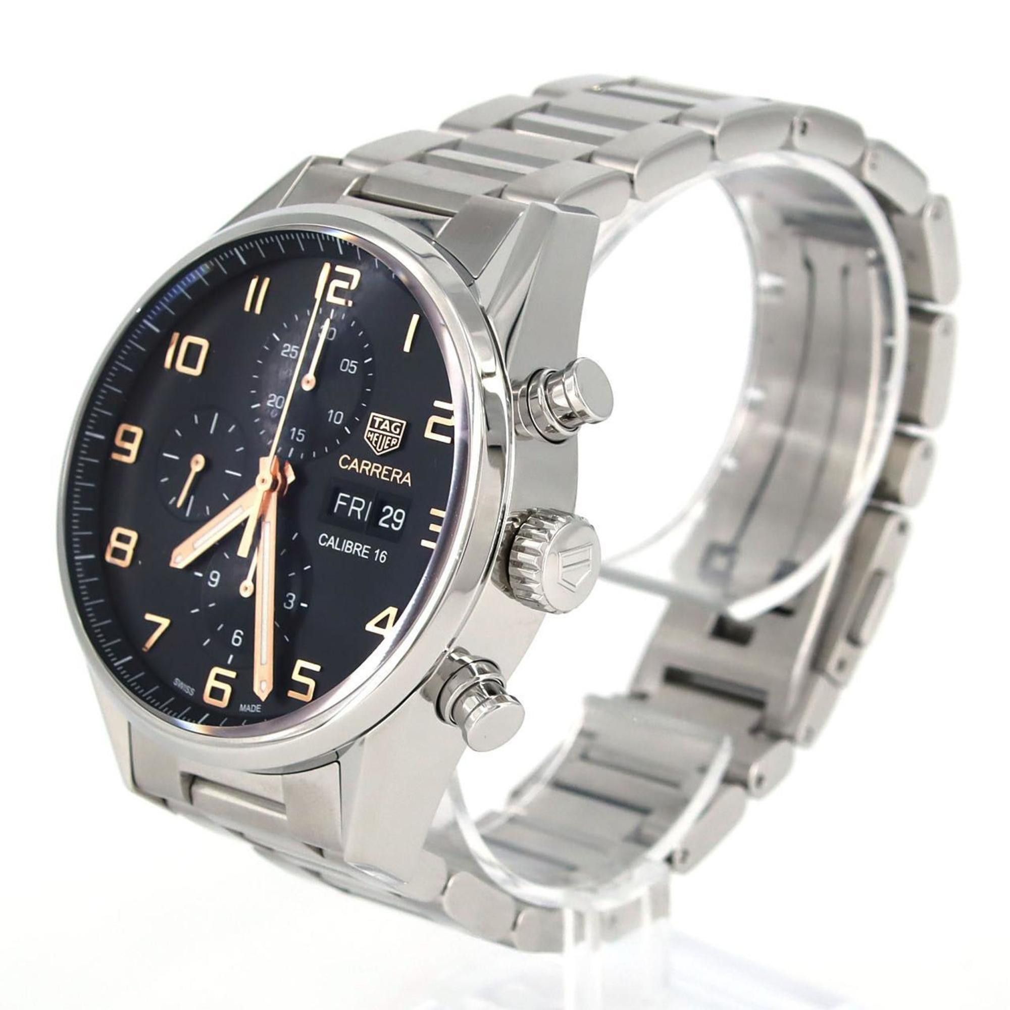 Tag Heuer TAG Heuer Carrera Calibre 16 Chronograph CV2A1AB.BA0738 SS Wristwatch Automatic Size ONE SIZE - 2 Thumbnail