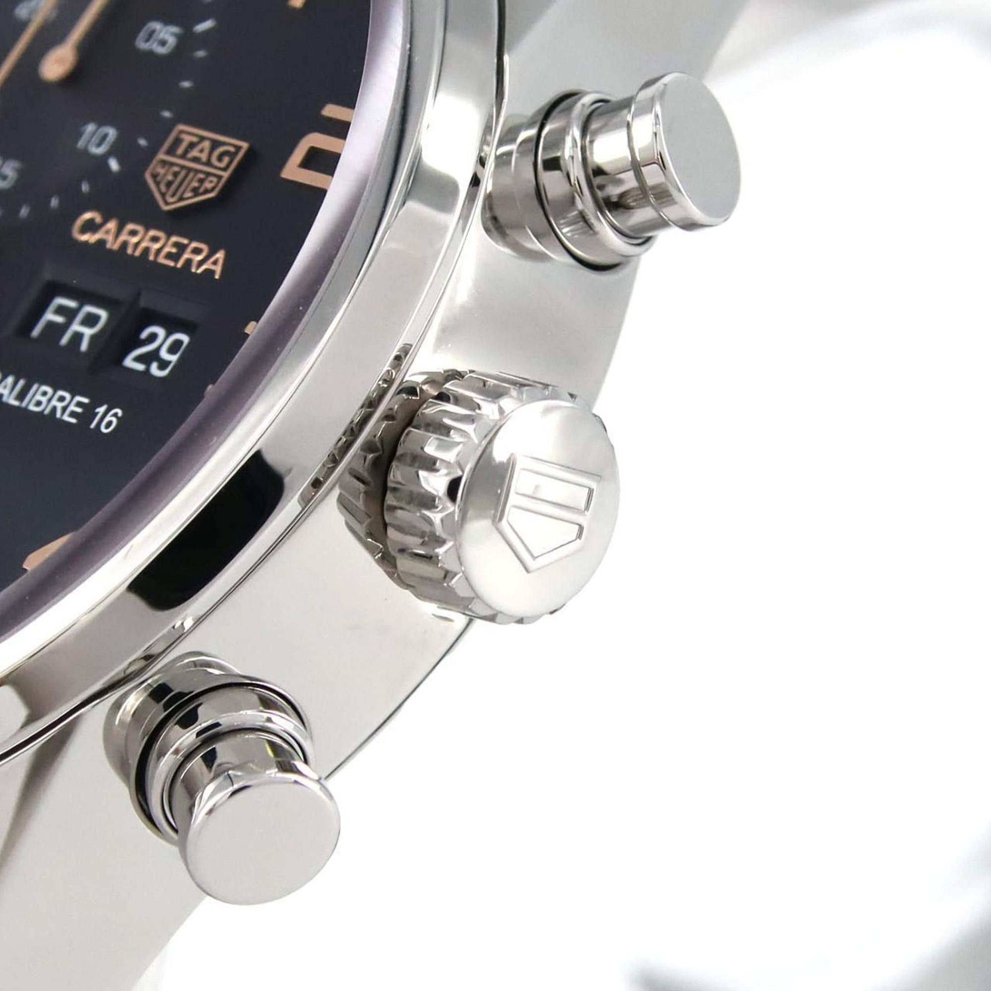Tag Heuer TAG Heuer Carrera Calibre 16 Chronograph CV2A1AB.BA0738 SS Wristwatch Automatic Size ONE SIZE - 5 Thumbnail