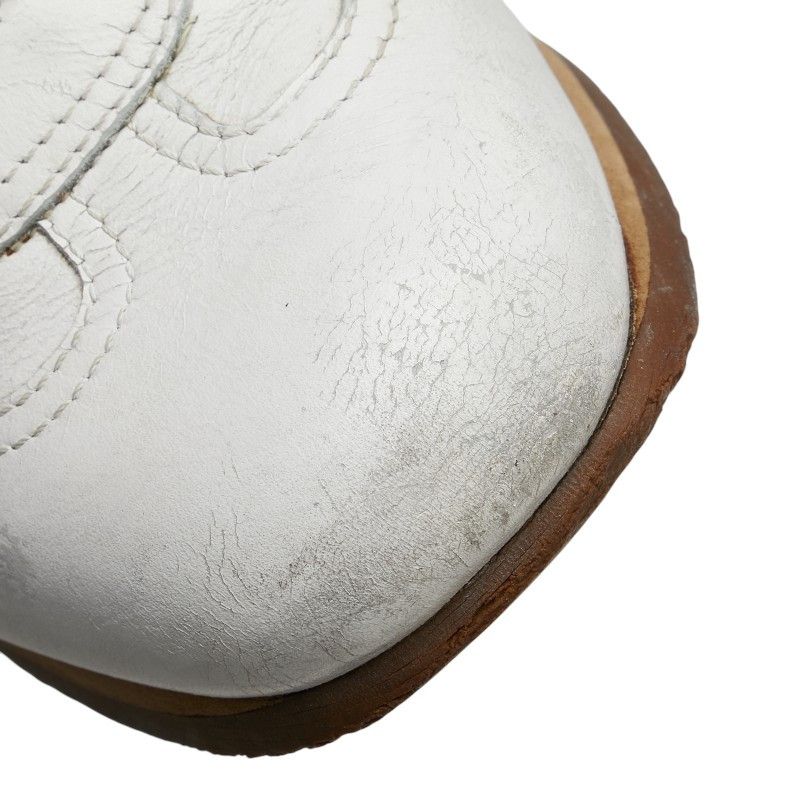 Hermes Hermes Hermes White Leather Quick Sneakers Leather Shoes Size ONE SIZE - 7 Thumbnail